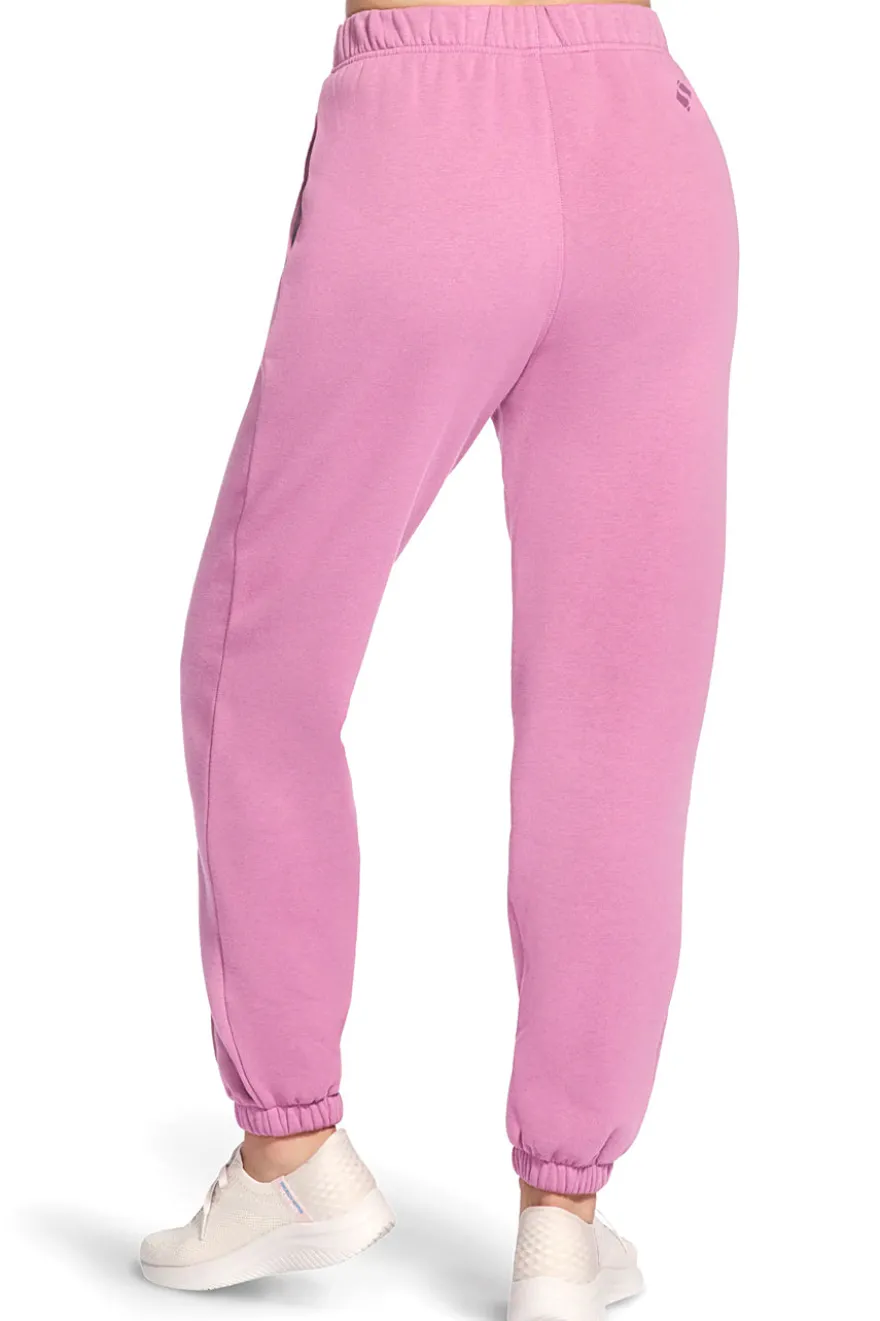 Pantaloni rosa con interno caldo felpato Skechers PT238