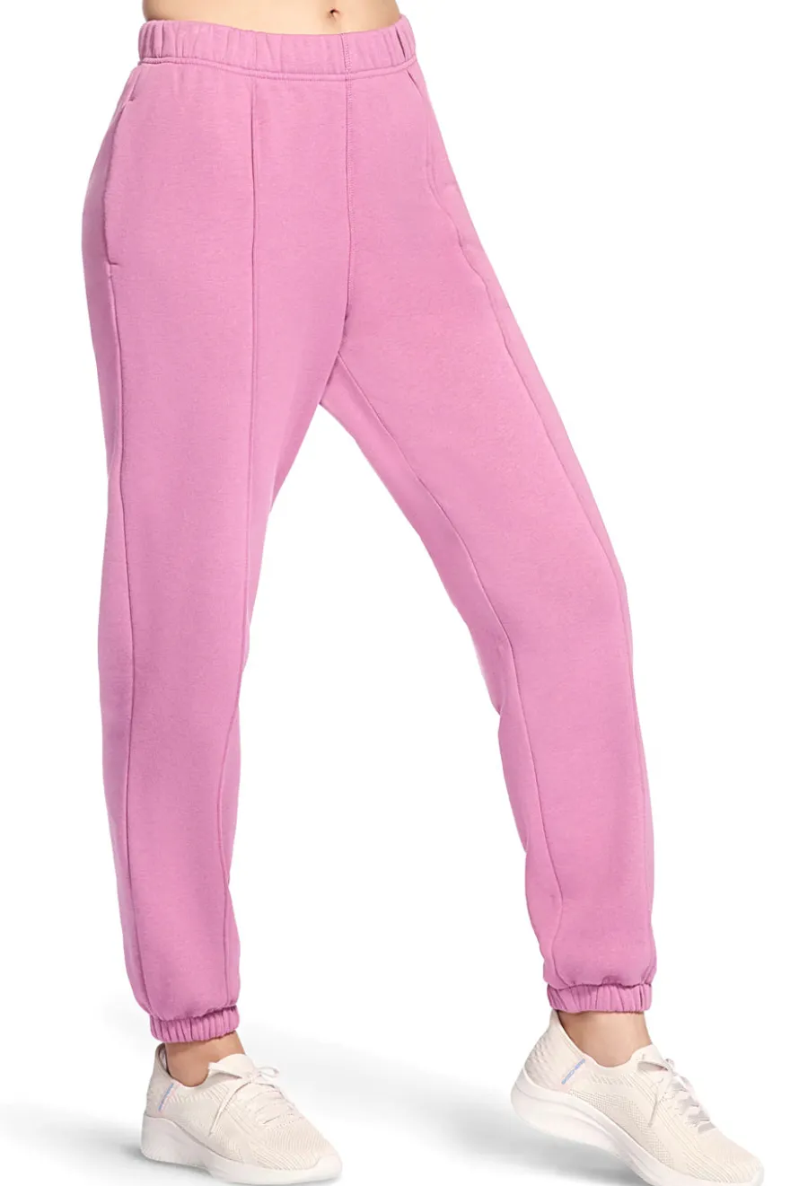 Pantaloni rosa con interno caldo felpato Skechers PT238