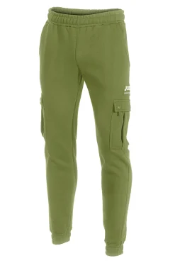 Pantaloni tuta cargo verdi con tasche e interno felpato Joma Street Long Pants