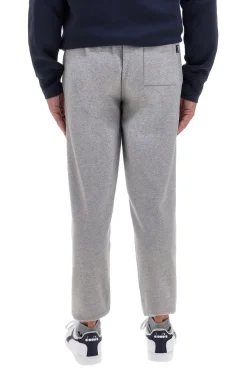 Pantaloni tuta grigi in cotone e poliestere con polsino alla caviglia U.S. Golf Club F105