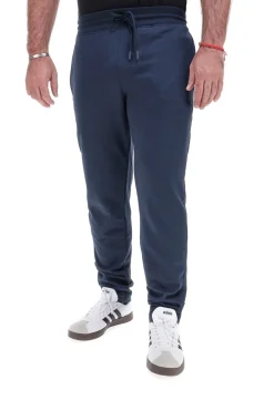 Pantaloni tuta jogger blu in cotone Sevenoaks NBY820