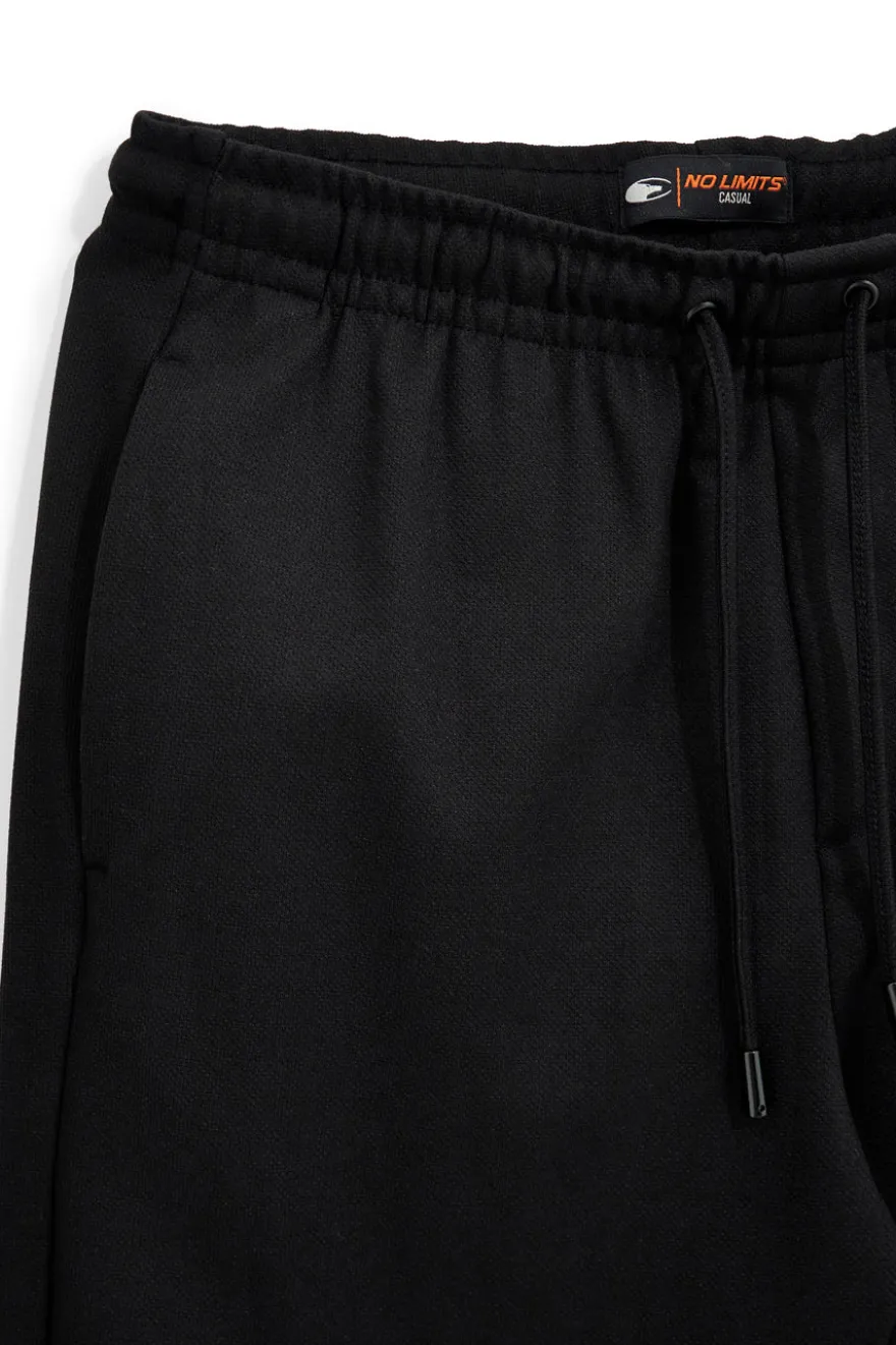 Pantaloni tuta neri con coulisse No limits MAPK011W25