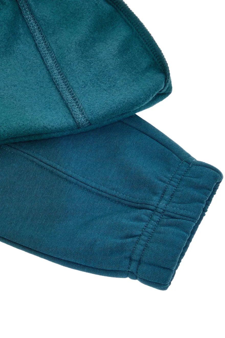 Pantaloni verdi felpati con stampe grafiche Pitt Kids PT-KP-8024