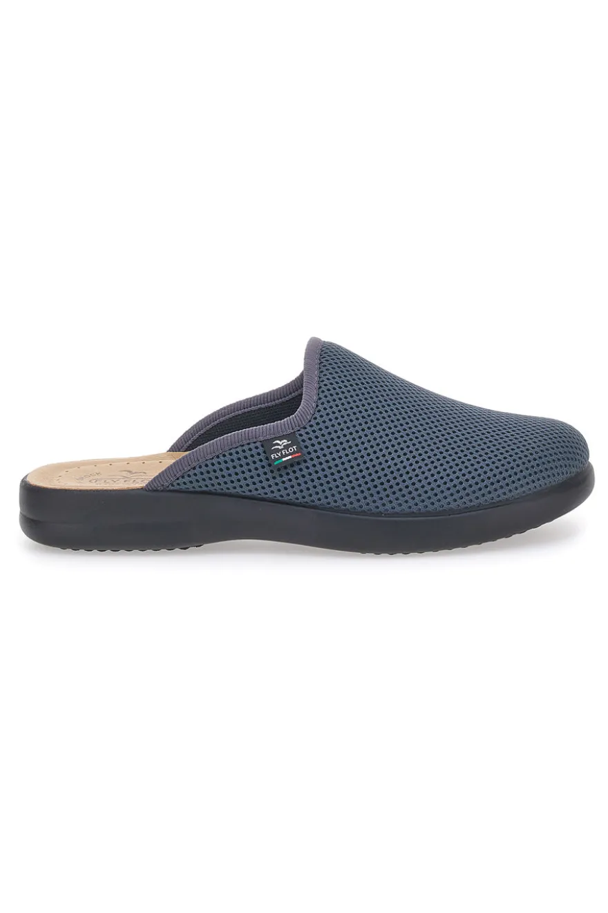 Pantofola Antracite Made In Italy Con Plantare Anatomico Fly Flot 7118