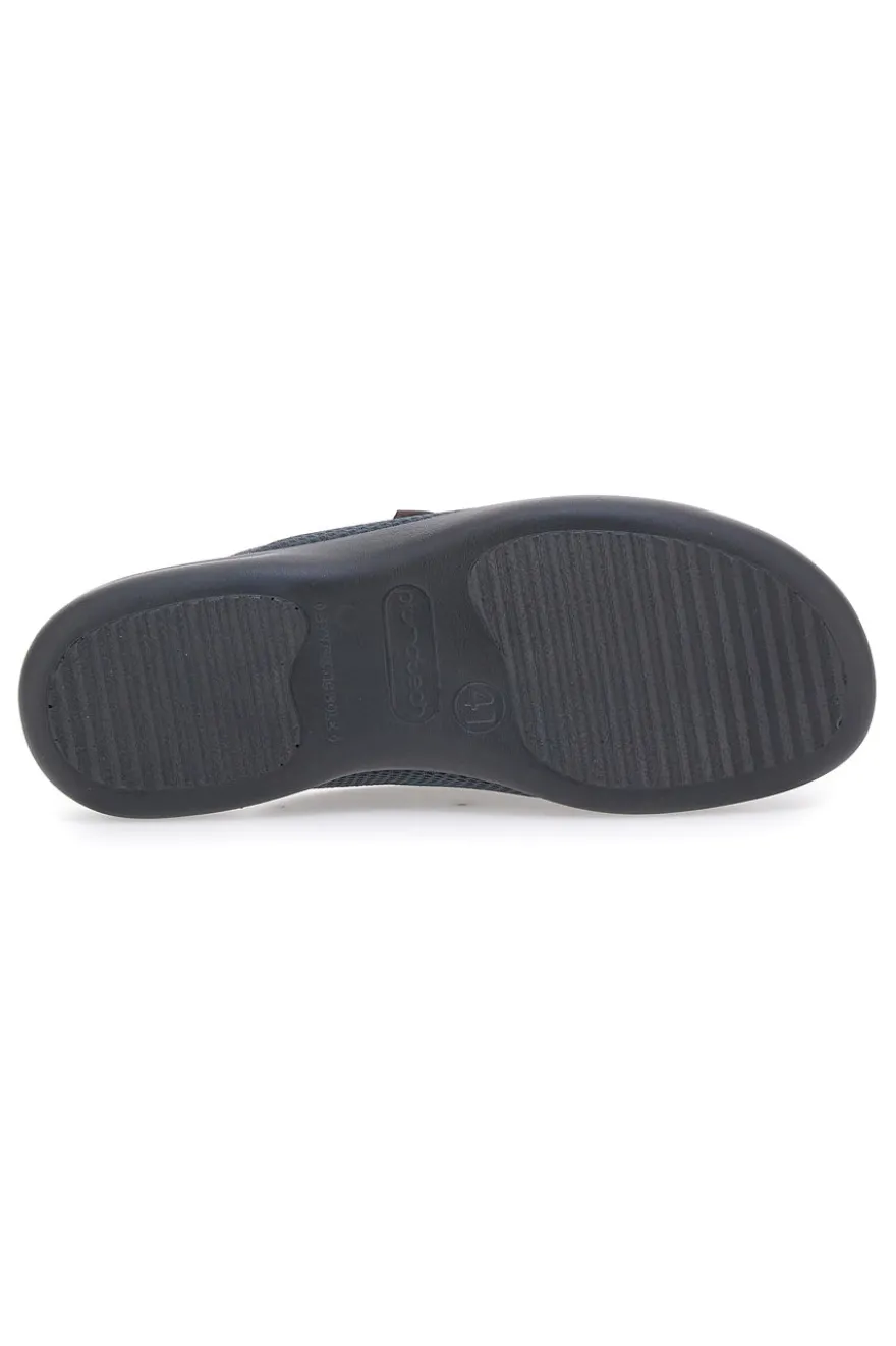 Pantofola Antracite Made In Italy Con Plantare Anatomico Fly Flot 7118