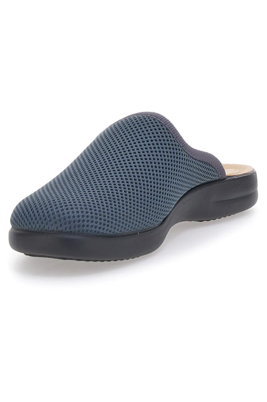 Pantofola Antracite Made In Italy Con Plantare Anatomico Fly Flot 7118