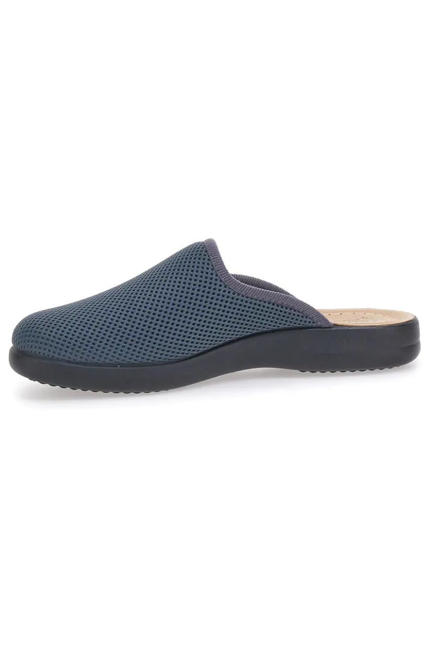Pantofola Antracite Made In Italy Con Plantare Anatomico Fly Flot 7118