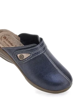 Pantofola blu anatomica con cuciture a vista Inblu 80LY