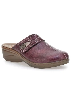 Pantofola bordeaux anatomica con cuciture a vista Inblu 80LY