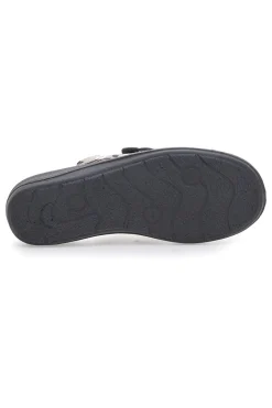 Pantofola fantasia floreale con chiusura a strappo e sottopiede anatomico Inblu 15OD