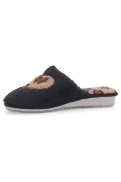 Pantofole Animalier Nere Inblu 100 LB