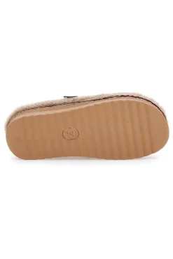 Pantofole beige con cinturino Plocadi 1913