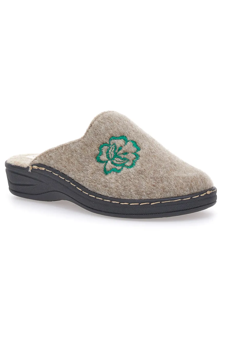 Pantofole Beige Plocadi 1299