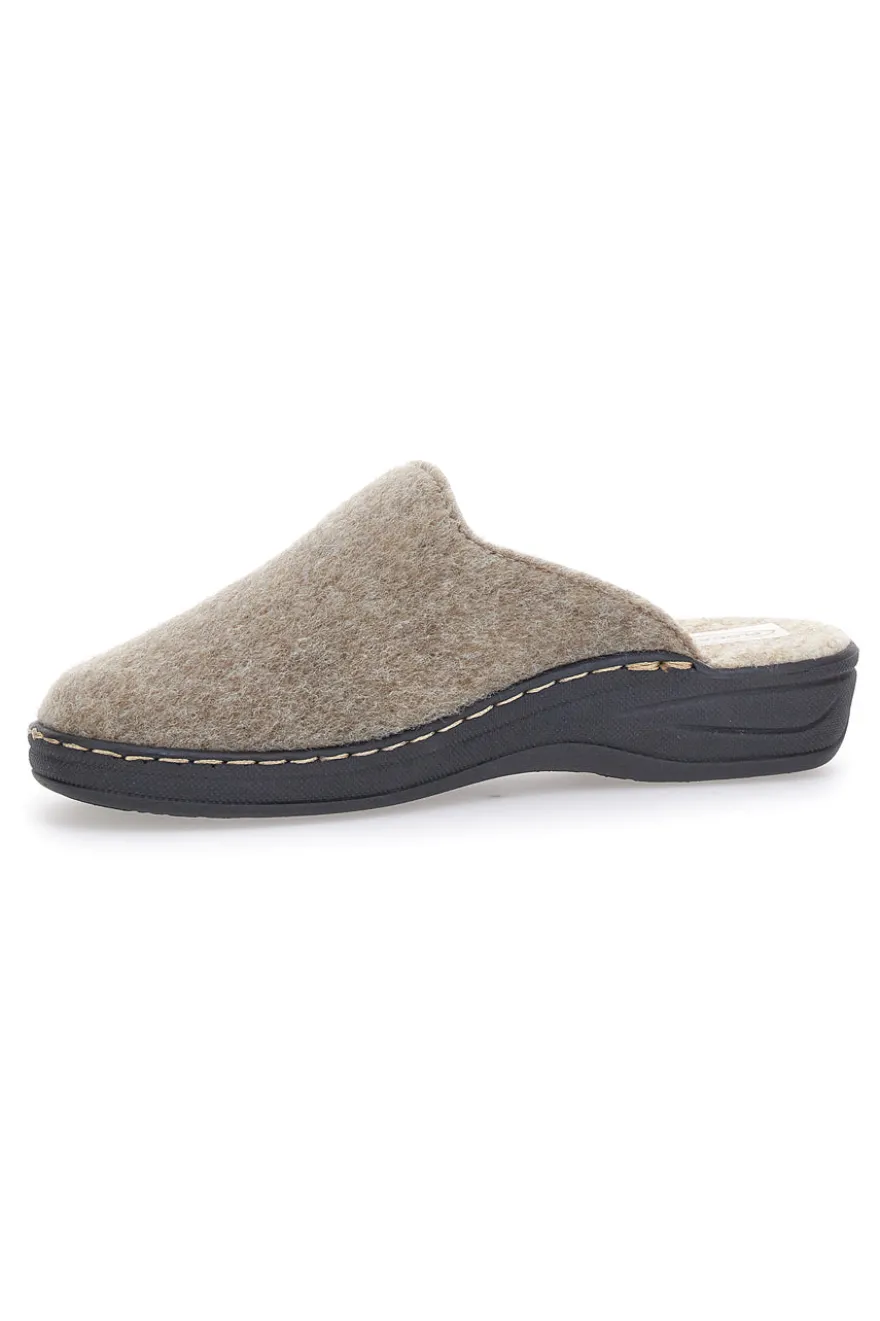 Pantofole Beige Plocadi 1299