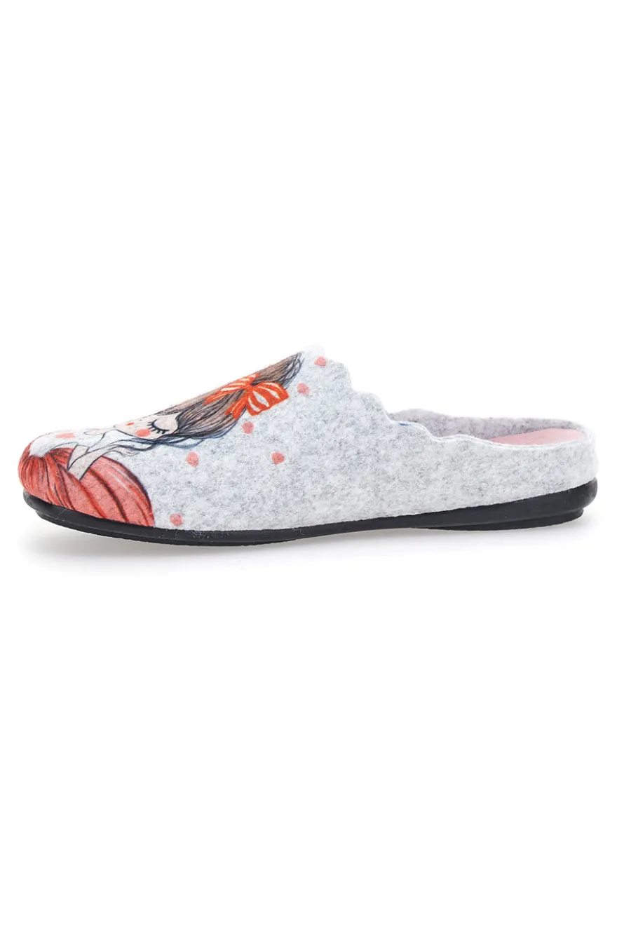 Pantofole Bella & Carina 5552508 Grigie
