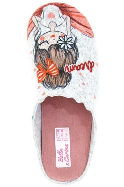 Pantofole Bella & Carina 5552508 Grigie