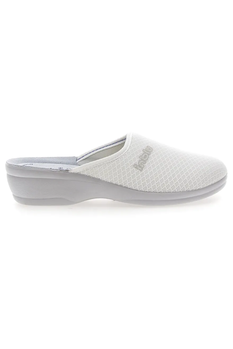 Pantofole bianche con sottopiede anatomico Inblu 52 BJ