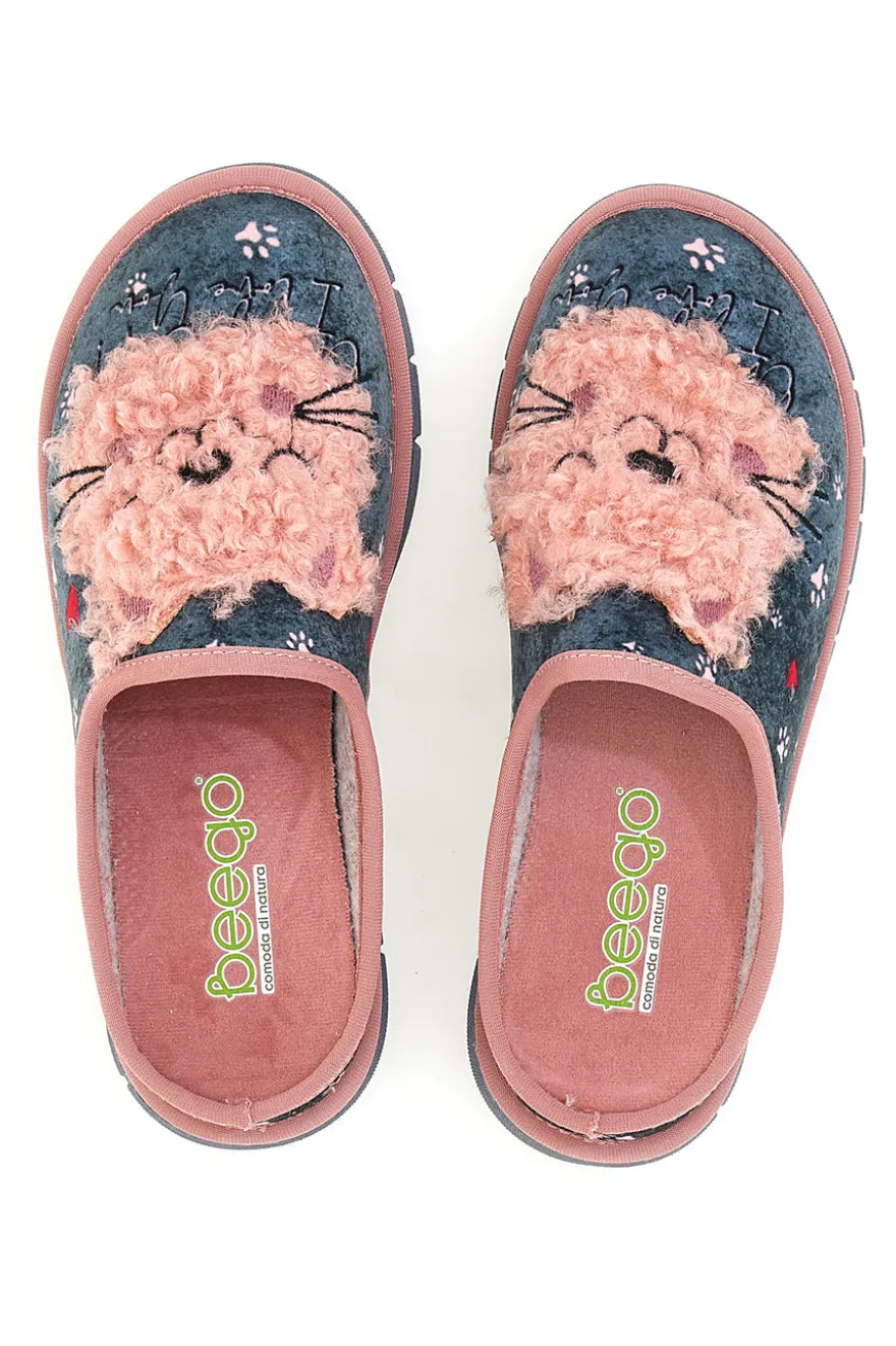 Pantofole Blu Beego 7345
