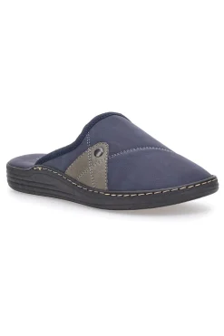 Pantofole blu con dettagli fango e suola comfort Jerpoint NR35AR