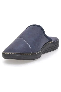 Pantofole blu con dettagli fango e suola comfort Jerpoint NR35AR