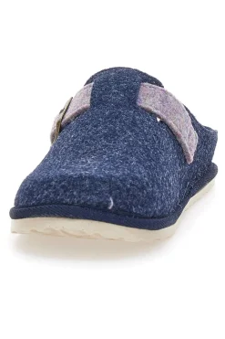 Pantofole blu con fibbia regolabile e suola comfort Inblu 42 CS