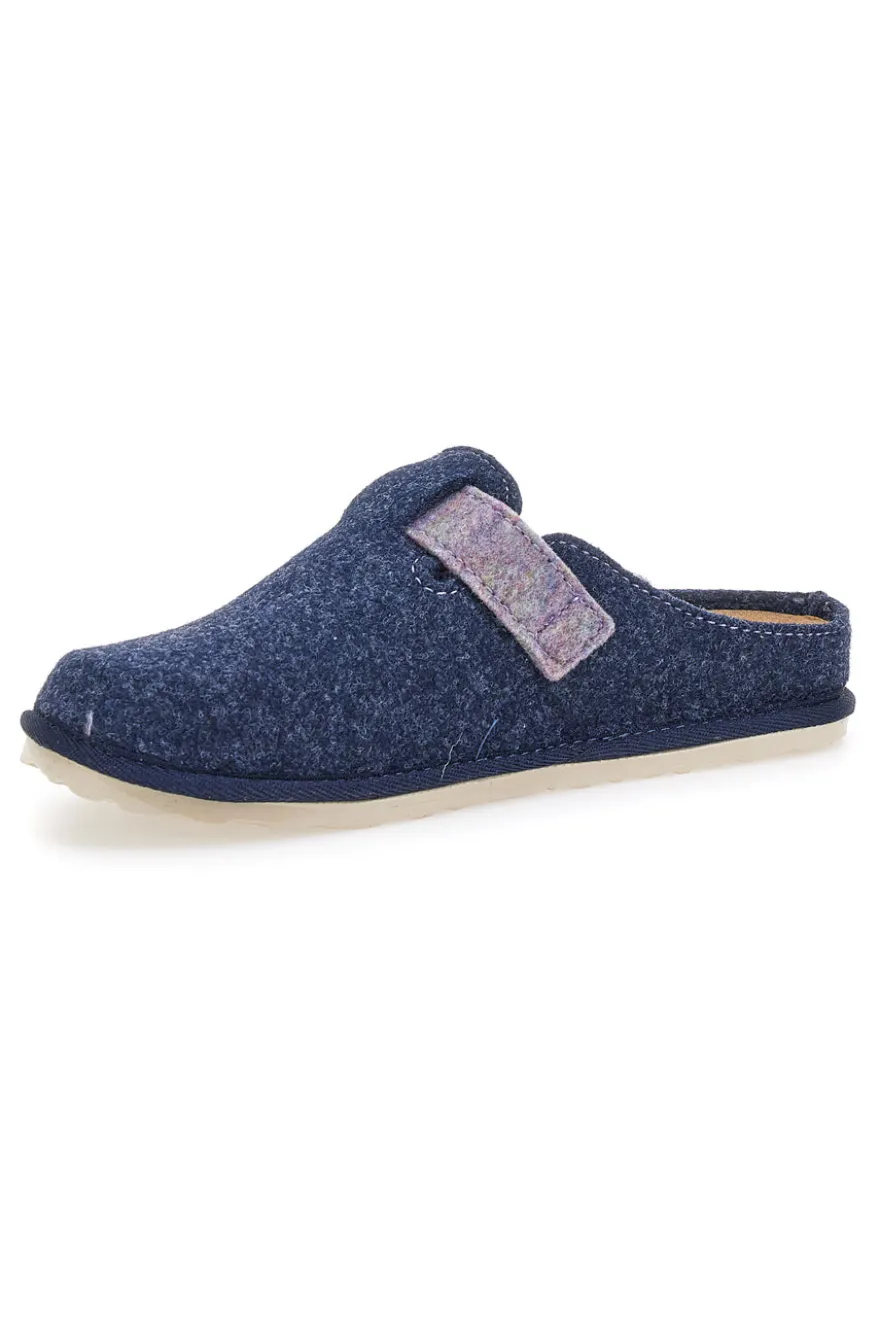 Pantofole blu con fibbia regolabile e suola comfort Inblu 42 CS