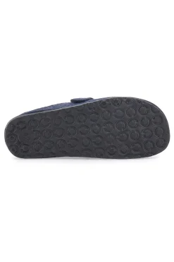 Pantofole blu con fibbia INBLU 19 SI
