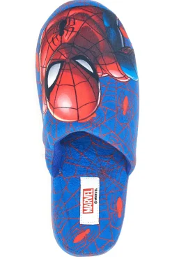 Pantofole blu con stampa Spiderman e suola antiscivolo Spiderman R1310624T