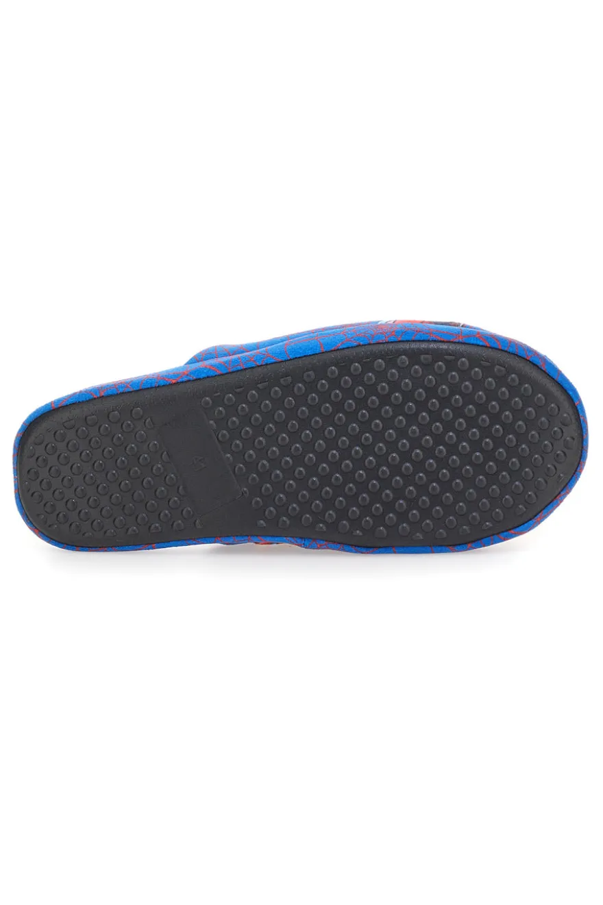 Pantofole blu con stampa Spiderman e suola antiscivolo Spiderman R1310624T
