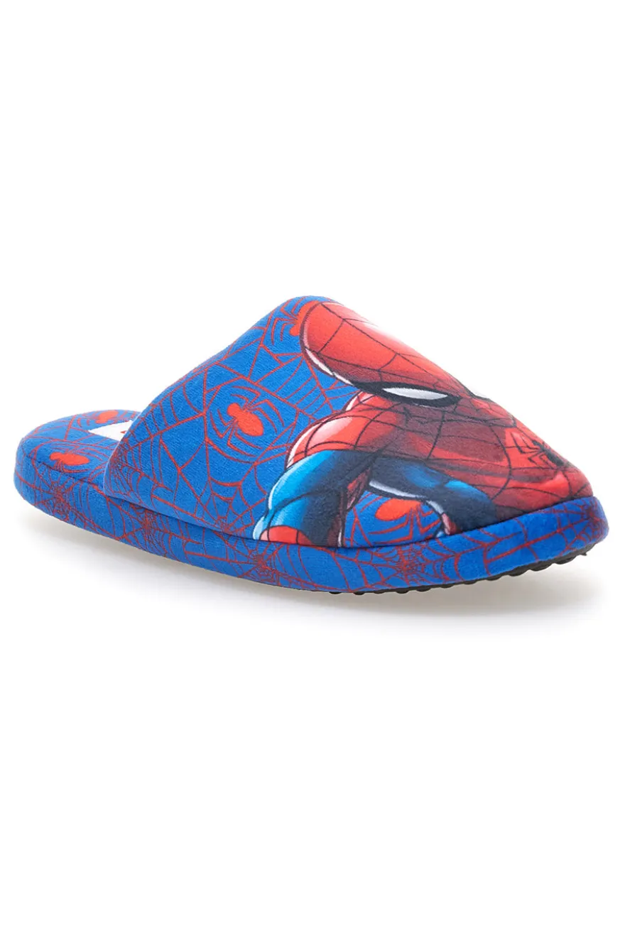 Pantofole blu con stampa Spiderman e suola antiscivolo Spiderman R1310624T