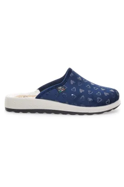 Pantofole blu con tomaia stretch FLY FLOT 5123