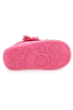 Pantofole chiuse Rosa Con Strappo in Velcro MINNIE 8MN4S04LE