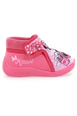 Pantofole chiuse Rosa Con Strappo in Velcro MINNIE 8MN4S04LE