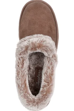 Pantofole chiuse Taupe SKECHERS Cozy Up