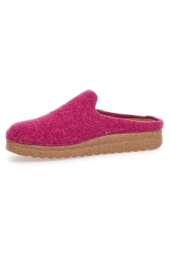 Pantofole fucsia in feltro con suola comfort Plocadi 11902LO
