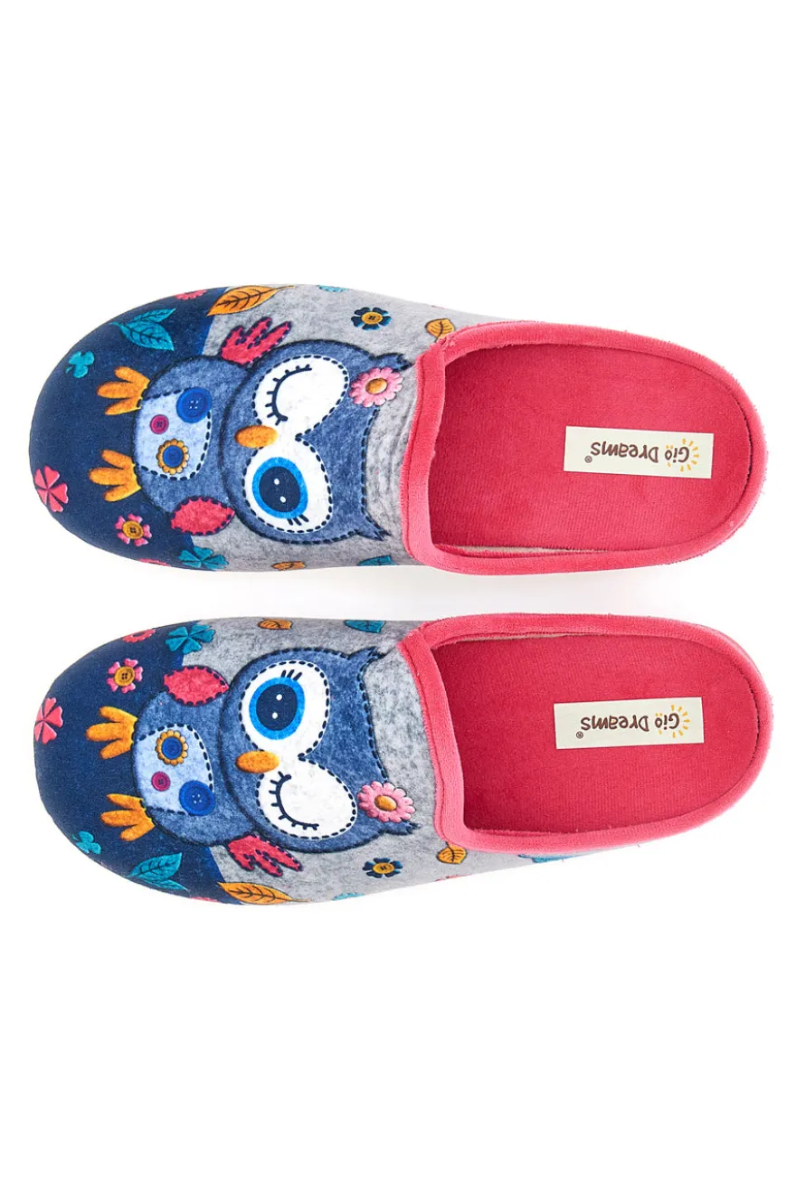 Pantofole Gio Dreams 255 Gufo Blu