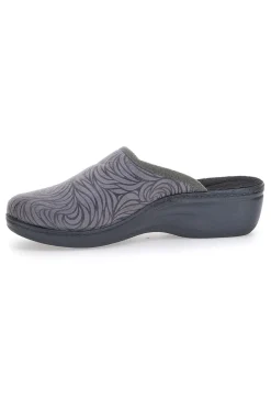 Pantofole grigie con fantasia circolare INBLU 76 LY