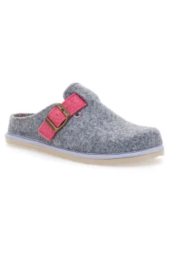 Pantofole Grigie con fibbia e sottopiede estraibile INBLU 38 cs