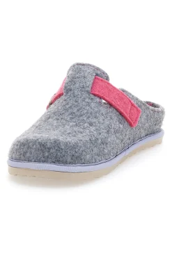 Pantofole Grigie con fibbia e sottopiede estraibile INBLU 38 cs