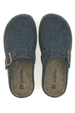 Pantofole Grigie con fibbia INBLU 12 MT EcoFriends