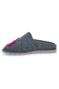 Pantofole Grigie con Fiori DOLCE VITA 045