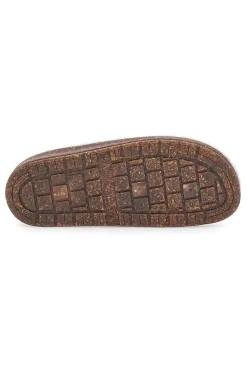 Pantofole Grigie in Feltro con Bordo Ricamato e Plantare Estraibile Pittarello Stella Del Nord Bio2