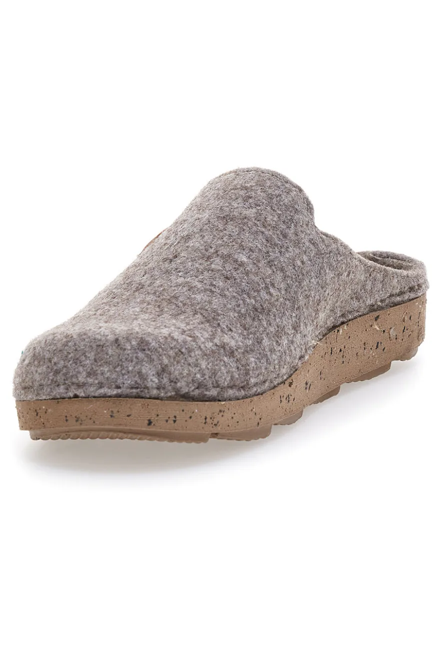 Pantofole grigie in feltro con suola comfort Inblu 21 MT