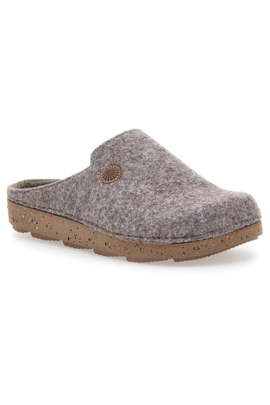 Pantofole grigie in feltro con suola comfort Inblu 21 MT