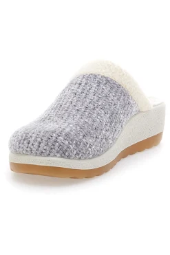 Pantofole Grigie In Panno Made In Italy Fly Flot 4469