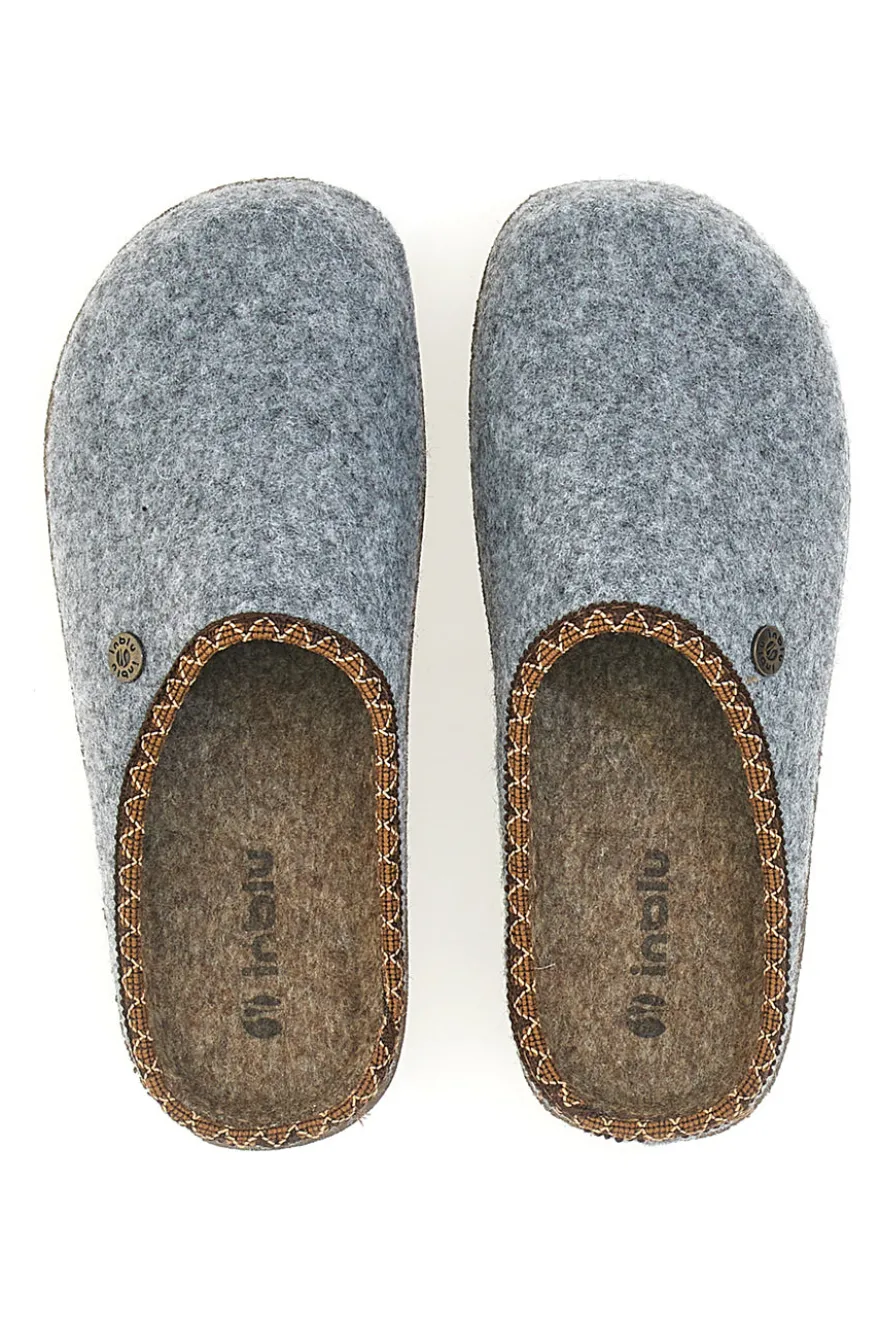 Pantofole Grigie INBLU 18 ED
