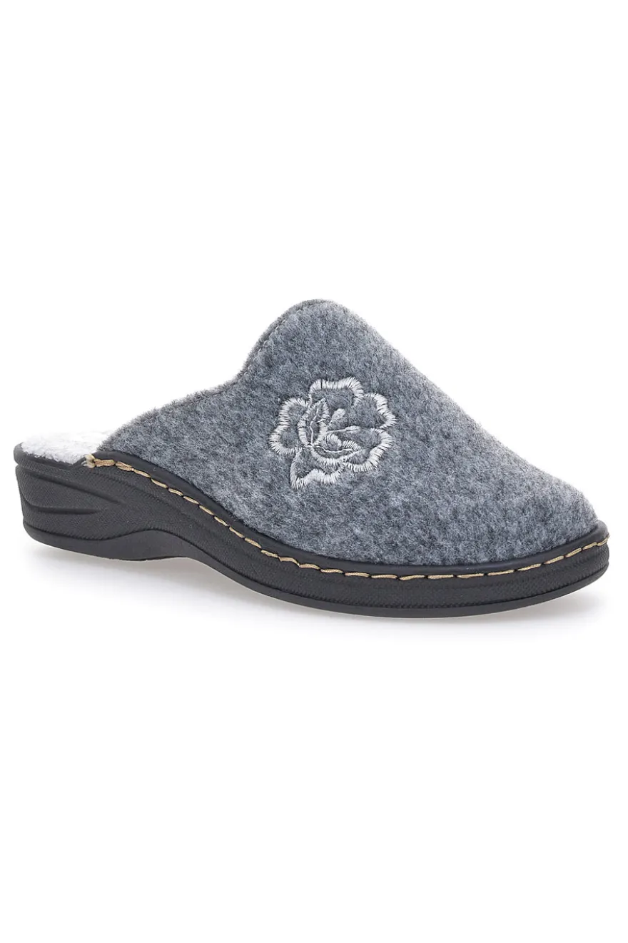 Pantofole Grigie Plocadi 1299