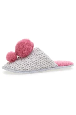 Pantofole Grigio e Rosa The First 1