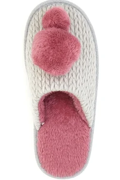 Pantofole Grigio e Rosa The First 1