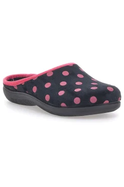 Pantofole Inblu 90 EC Nere Pois